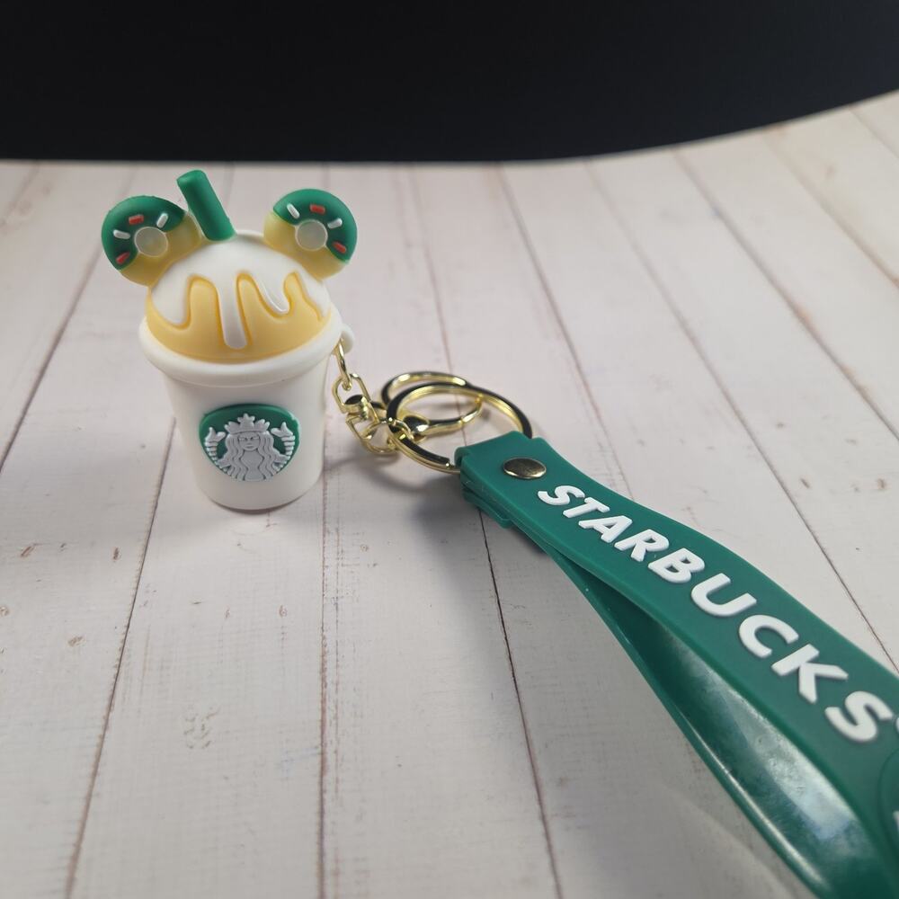 Starbucks Coffee Cup Keychain with Strap